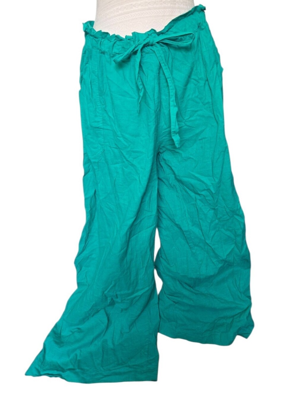 Ashley Stewart Green Cotton Pants - 14/16
